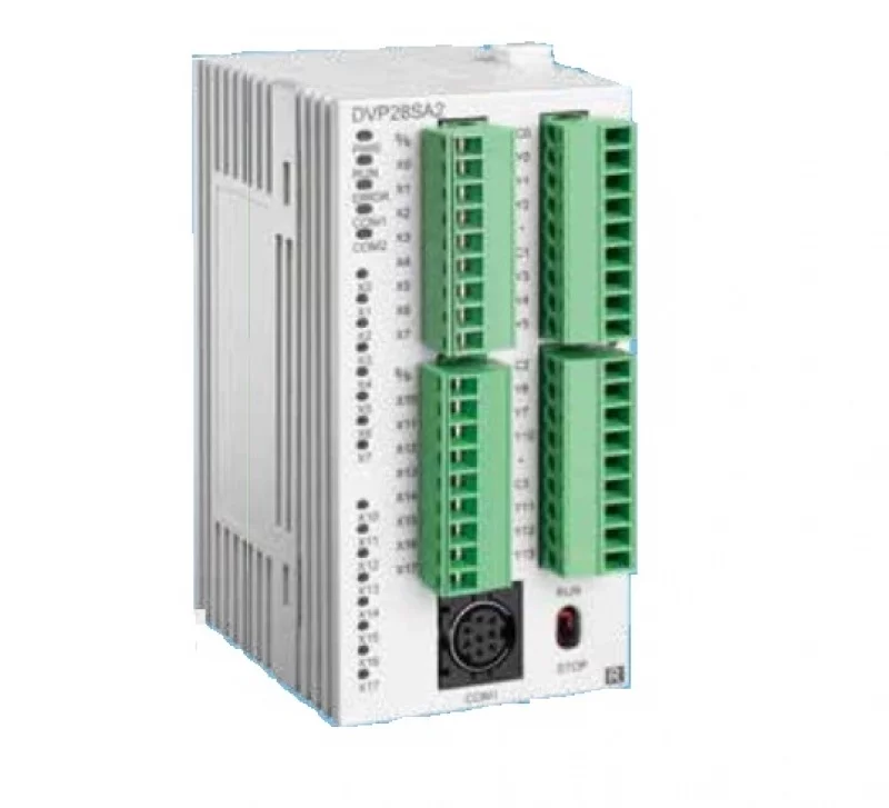 DVP28SA211R Контроллер: 28 Point, 16DI, 12DO (Relay), 2 шины расширения, 24 VDC, 16К шагов, RS-232 и 2xRS-485